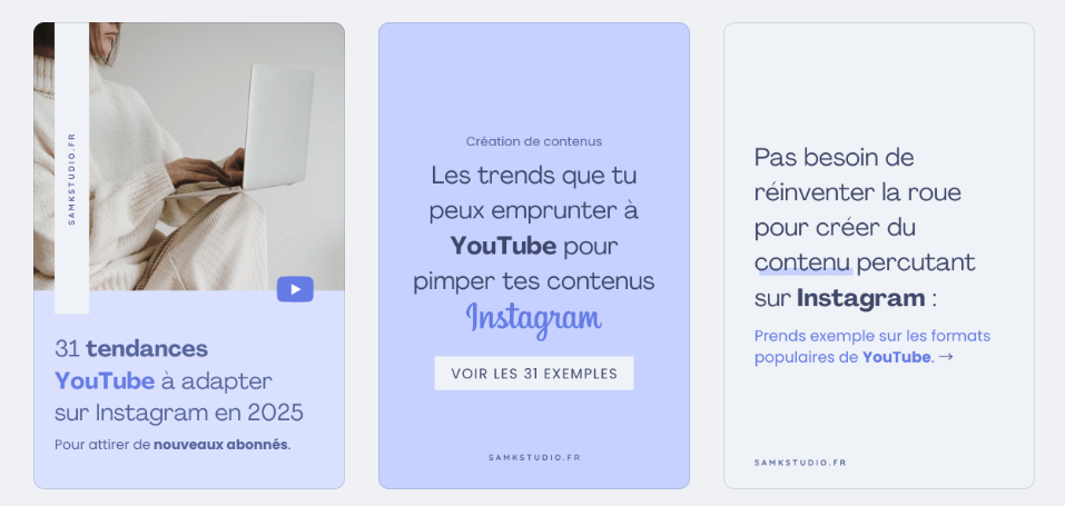 exemple épingles pinterest blog