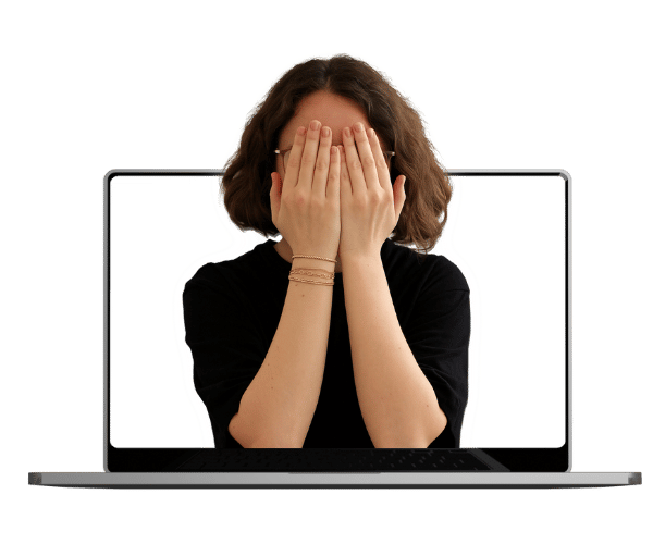 femme avec ordinateur entreprise