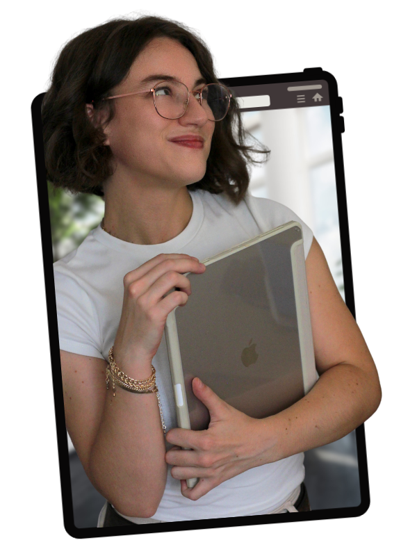 Content manager avec tablette iPad